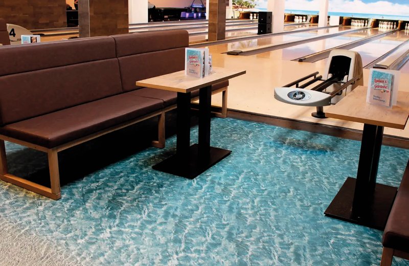 Retail printed vinyl flooring by Purely Digital